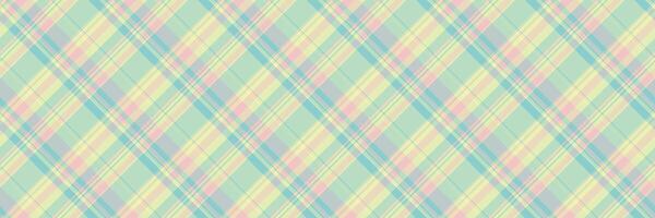 Conceptual tartan texture pattern, swatch seamless plaid fabric. Curved textile check background in light and sky gray colors. vector