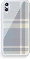 Smartphone cover design mockup. Template geometric pattern for mobile phone back part. Flat design. vector