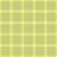 Gift card pattern seamless textile, dining tartan texture. Close up fabric plaid check background in yellow and lime colors. vector