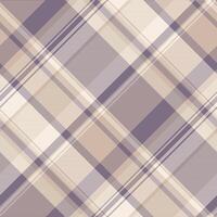 Pastel texture seamless plaid, nice tartan pattern fabric. Good check textile background in light and pastel colors. vector