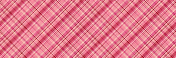 Rustic fabric textile texture, newborn pattern plaid. School background tartan seamless check in red and light colors. vector