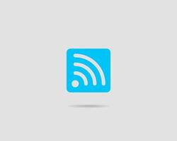 Free wi fi icon. Connection zone wifi symbol. Radio waves signal. vector