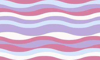 Abstract background with wavy stripes in vibrant colors, creating a rippled, liquid effect. Smooth curves and textured lines add elegance, vitality, and creativity. Ideal for wallpaper or textile. vector