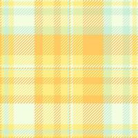 Bandana seamless texture tartan, skill background plaid. Couch pattern check fabric textile in light and yellow colors. vector
