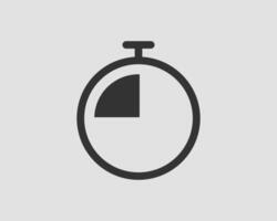 Timer icon. Stop watch pictogram. Stopwatch isolated on white background. vector
