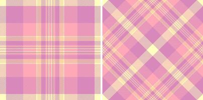 texture background of textile fabric check with a pattern tartan seamless plaid. Set in happy colors for modern carpets stylish living rooms. vector