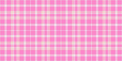 Style background tartan fabric, dimensional texture textile . Paper seamless plaid pattern check in light and pink colors. vector