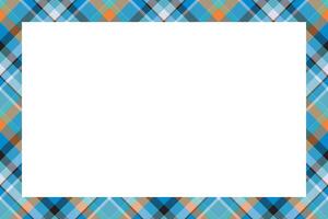 Vintage frame . Scottish border pattern retro style. Tartan plaid ornament. vector