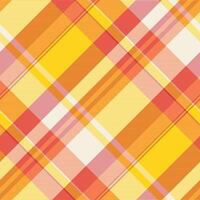 Textile plaid background of texture pattern fabric with a check tartan seamless . vector