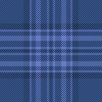 Refresh background texture, present check fabric pattern. Platform textile plaid seamless tartan in blue and dark colors. vector