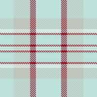 Girly textile plaid, rag texture tartan pattern. Drapery check seamless fabric background in light and grey colors. vector