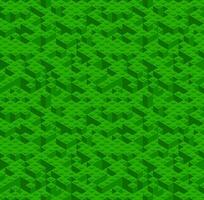 Plastic constructor game seamless pattern. toy brick texture background. Perspective flat design for paper or fabric print. vector