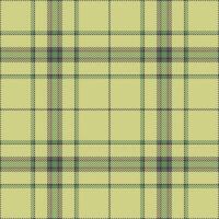 Quality texture tartan background, harvest check pattern seamless. Jacket fabric plaid textile in lime and pastel colors. vector