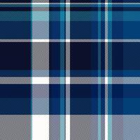 Curtain background seamless tartan, decorative textile pattern check. Long texture plaid fabric in cyan and dark colors. vector