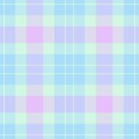 Old plaid tartan texture, japan background seamless. Customizable textile check pattern fabric in light and cyan colors. vector