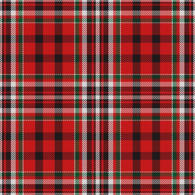 Tartan plaid pattern in red. Print fabric texture seamless. Check background.