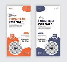 The Furniture Store Dl Flyer Template is a variation of two ideas vector