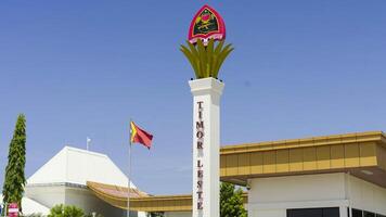 Border crossing from Indonesia into Timor-Leste near Dili, East Timor. photo