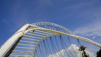 Border crossing from Indonesia into Timor-Leste near Dili, East Timor. photo