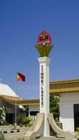 Border crossing from Indonesia into Timor-Leste near Dili, East Timor. photo
