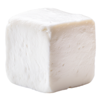 Fresh White Block of Feta Cheese png
