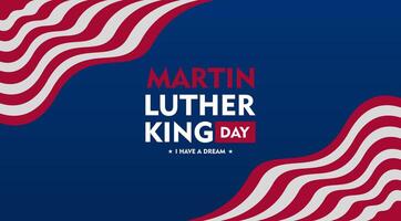 martin luther king day background vector