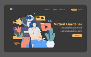 AI Hobbyist. Flat Illustration vector