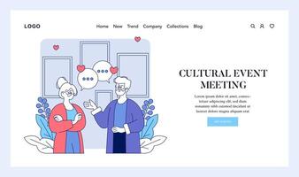 An Illustration of a Cultural Event Meeting Aimed at Enhancing Community Engagement vector
