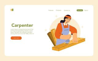 Working Professions. Flat Illustration vector