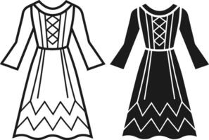 Light Airy Boho Sketch vector