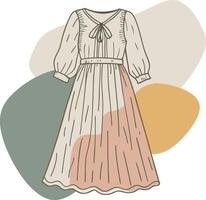Trendy Casual Boho Line Art Design vector