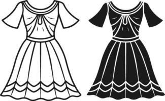 Vintage Boho Ruffle Design vector
