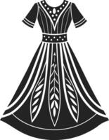 Subtle Boho Silhouette vector