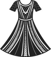 Frill Flow Boho Sketch vector