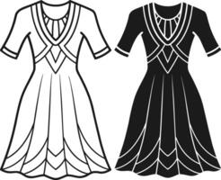 Trendy Boho Silhouette vector
