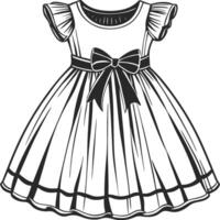 Soft Flow Babydoll Outline vector