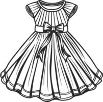 Minimalist Babydoll Line Art vector