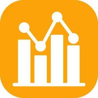 Bar Chart Icon Design vector