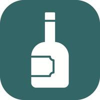 Wine Bottle Icon Design vector