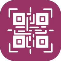 QR Code Reader Icon Design vector