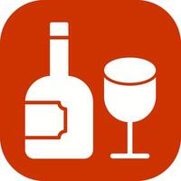 Wine Glass Icon Design vector