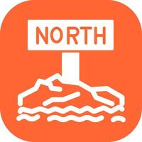 Northpole Icon Design vector