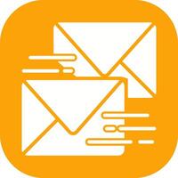 Sent Mail Icon Design vector