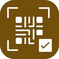 QR Code Link Icon Design vector