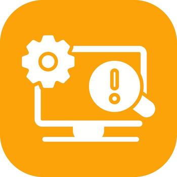 Troubleshooting Icon Design vector