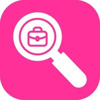 Job Hunting Icon Design vector