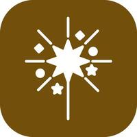 Sparklers Icon Design vector