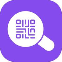 QR Code App Icon Design vector