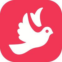 Dove of Peace Icon Design vector