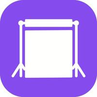 Photography Backdrops Icon Design vector